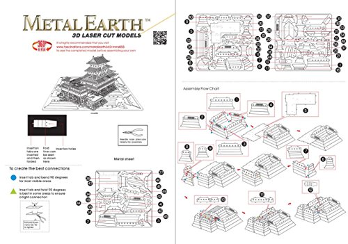 Metal Earth 3D Metal Model Himeji Castle for sale online 